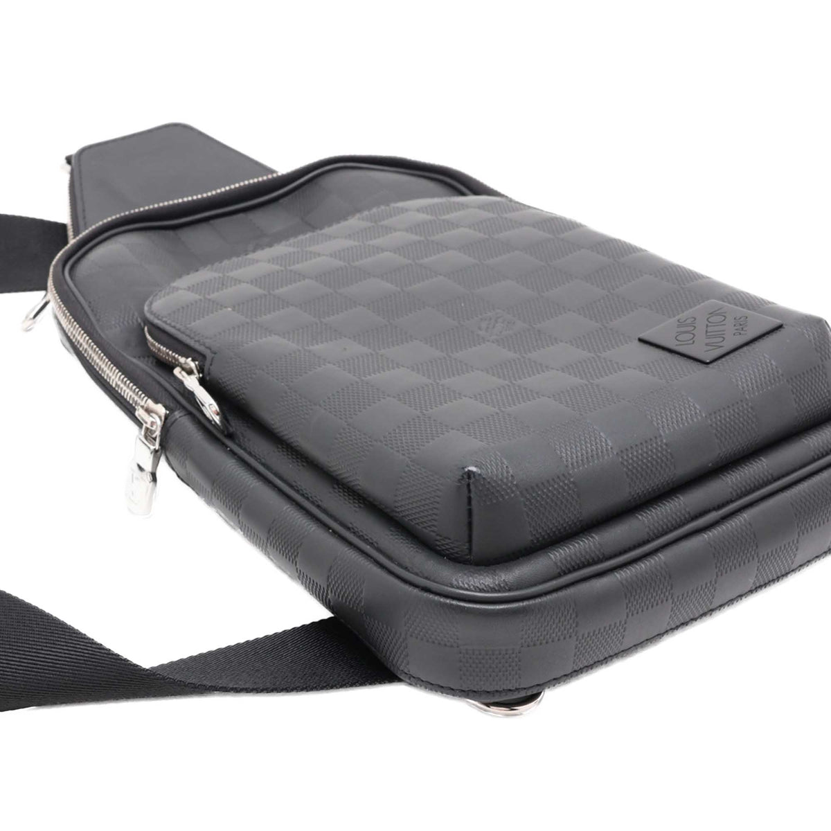 Louis Vuitton Damier Infini Avenue Sling Bag — Black