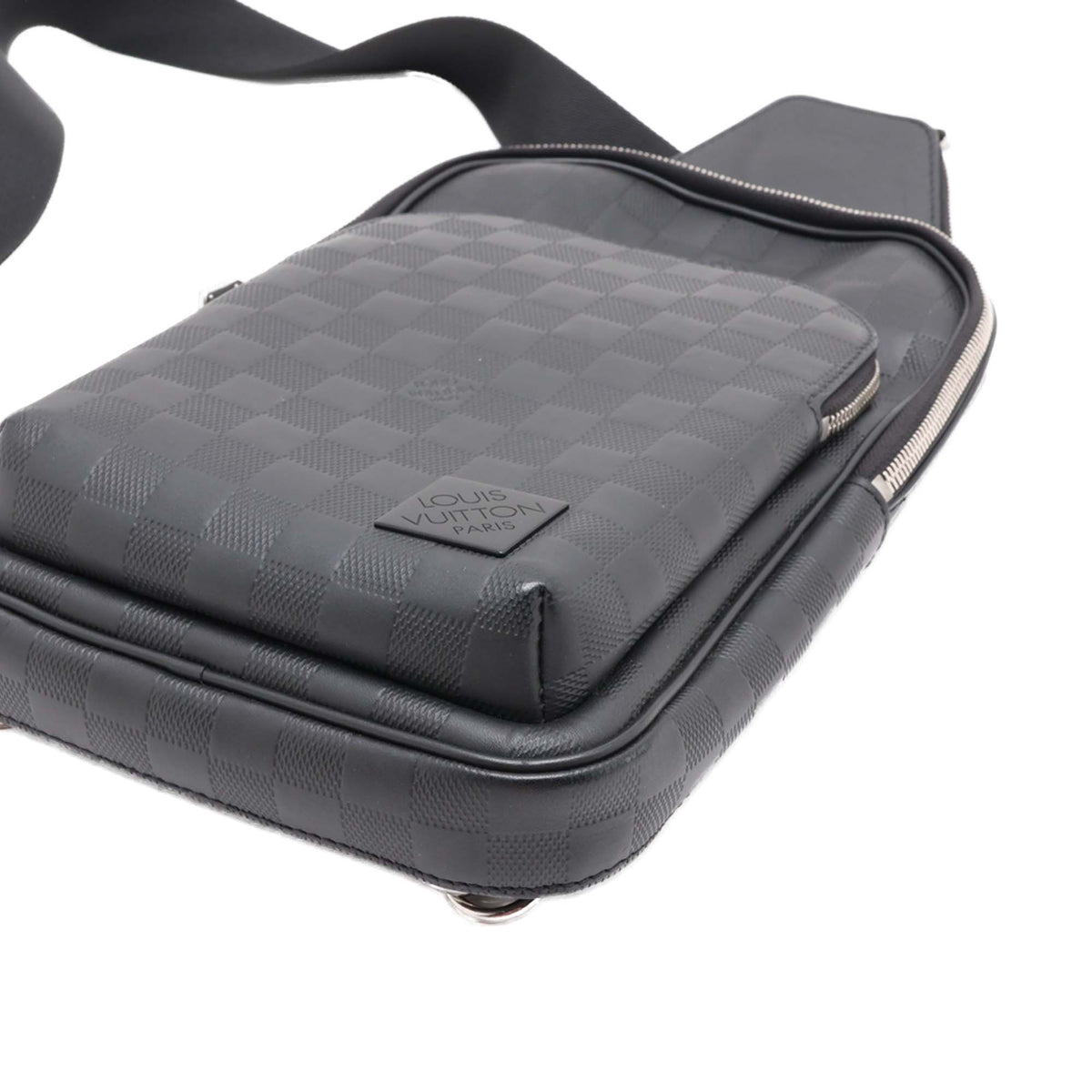 Louis Vuitton Damier Infini Avenue Sling Bag — Black