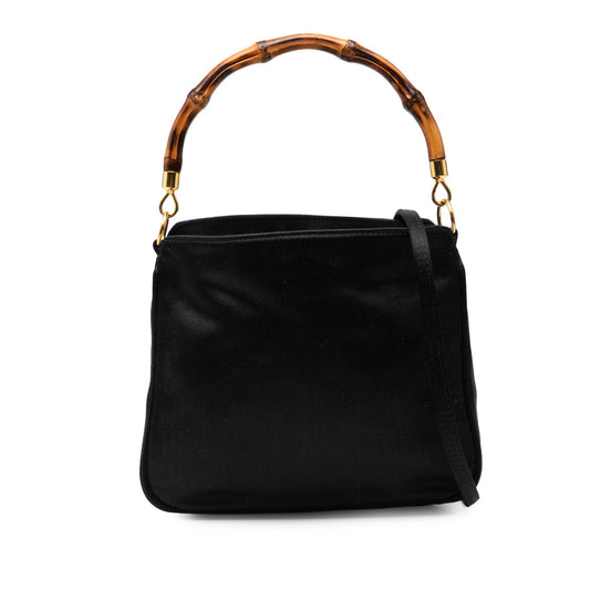 Gucci Bamboo Satin Satchel