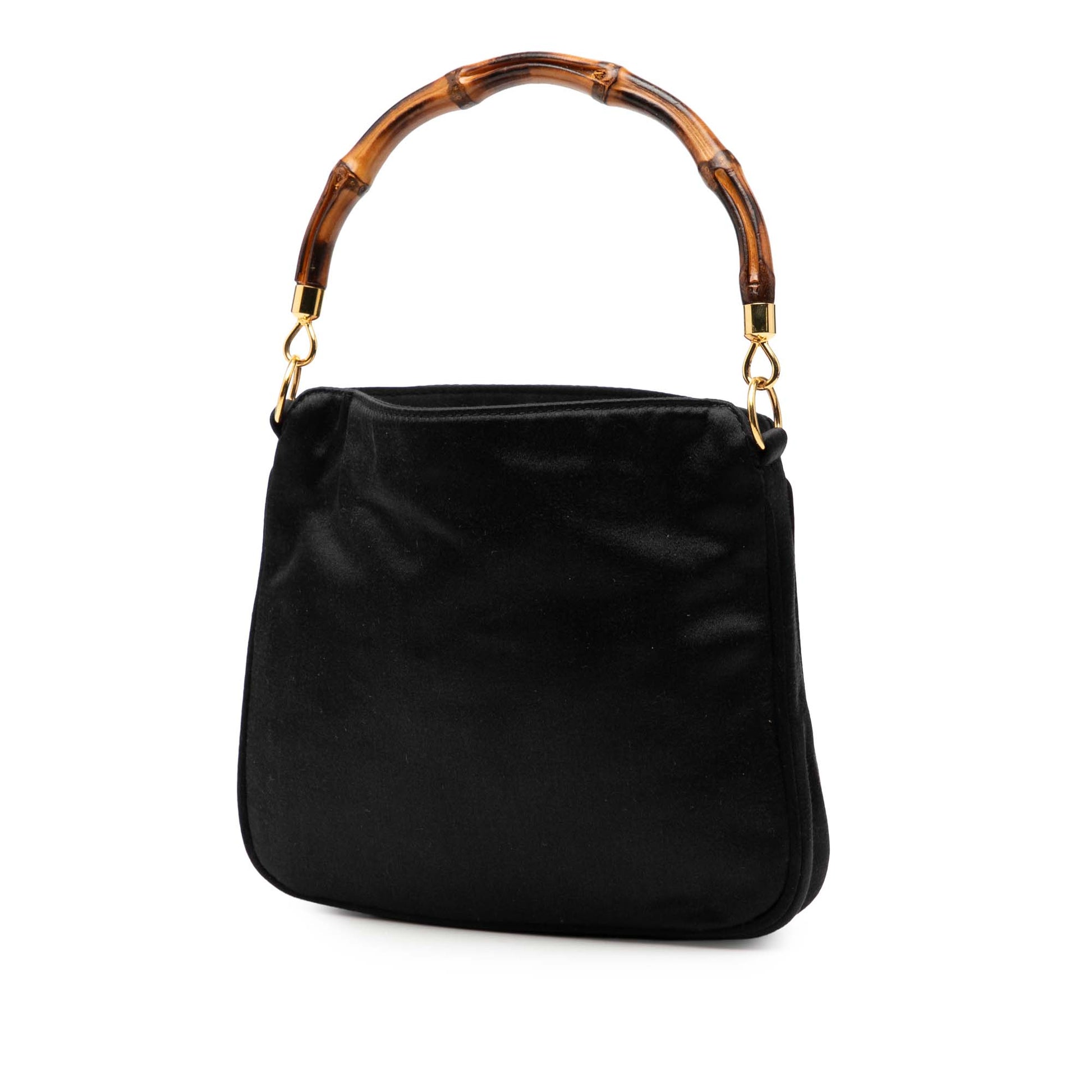 Gucci Bamboo Satin Satchel