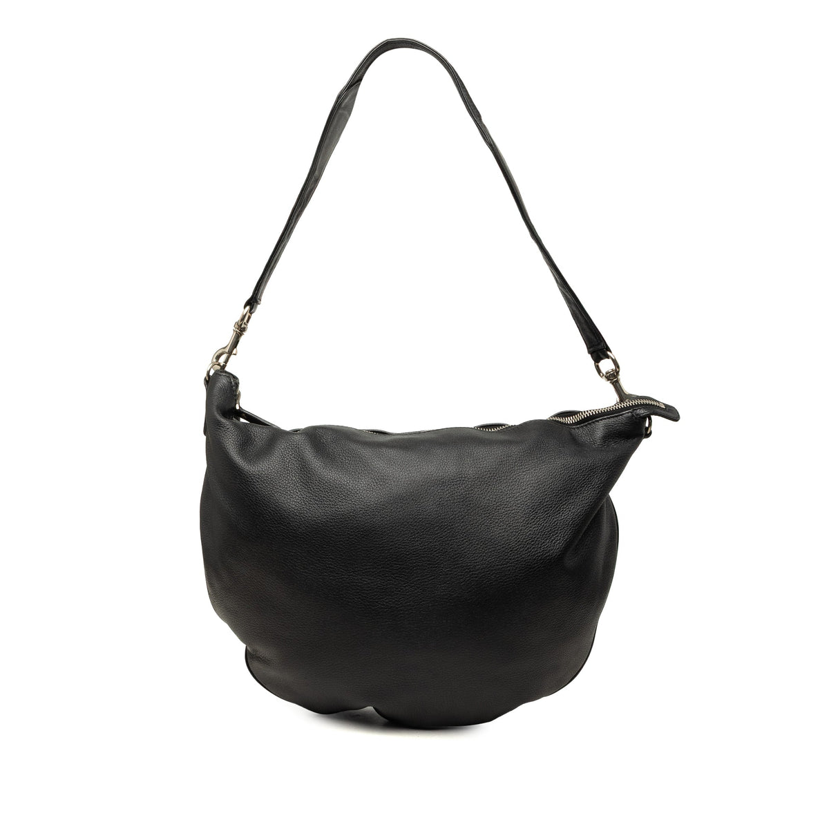 Gucci Calfskin Half Moon Hobo — Black