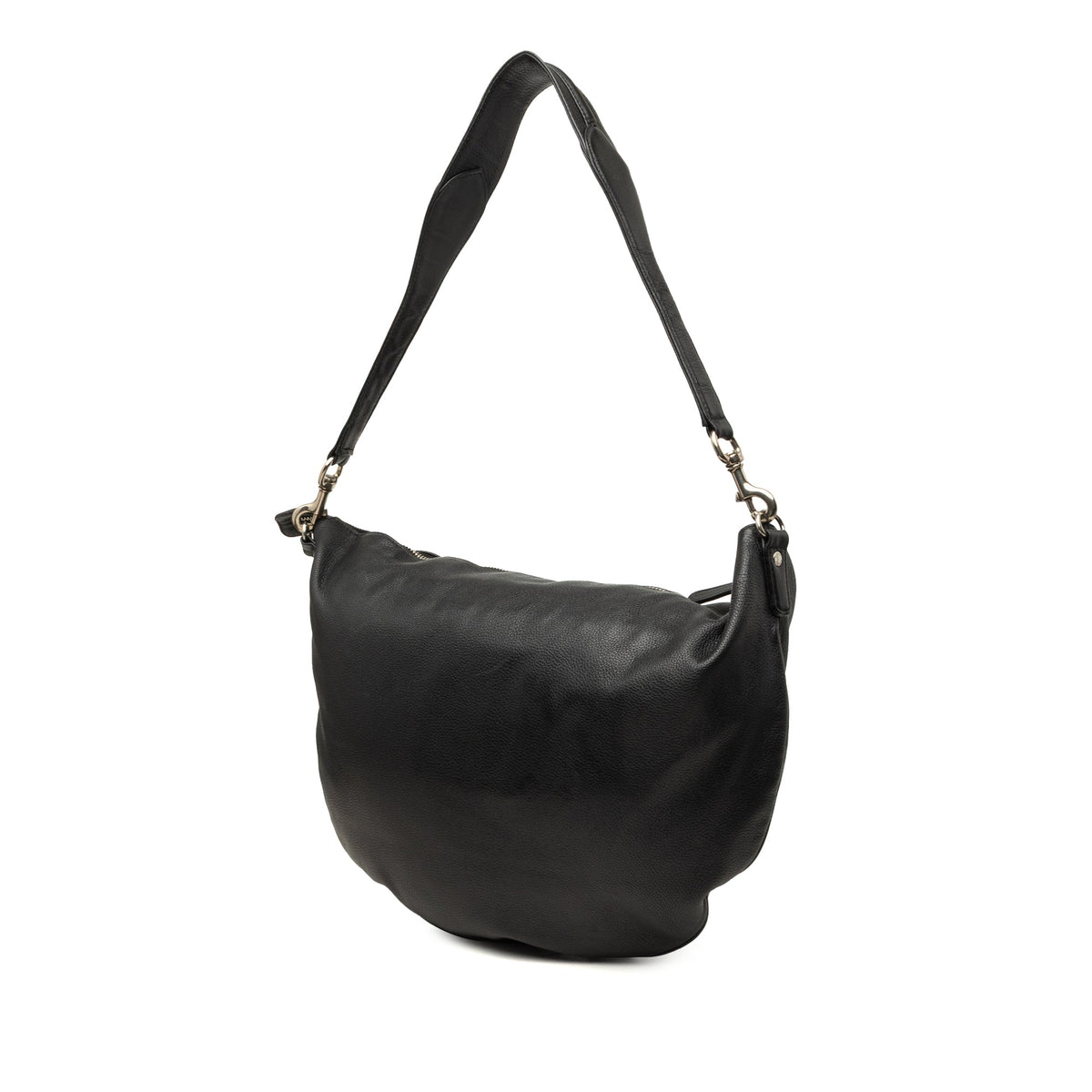 Gucci Calfskin Half Moon Hobo — Black