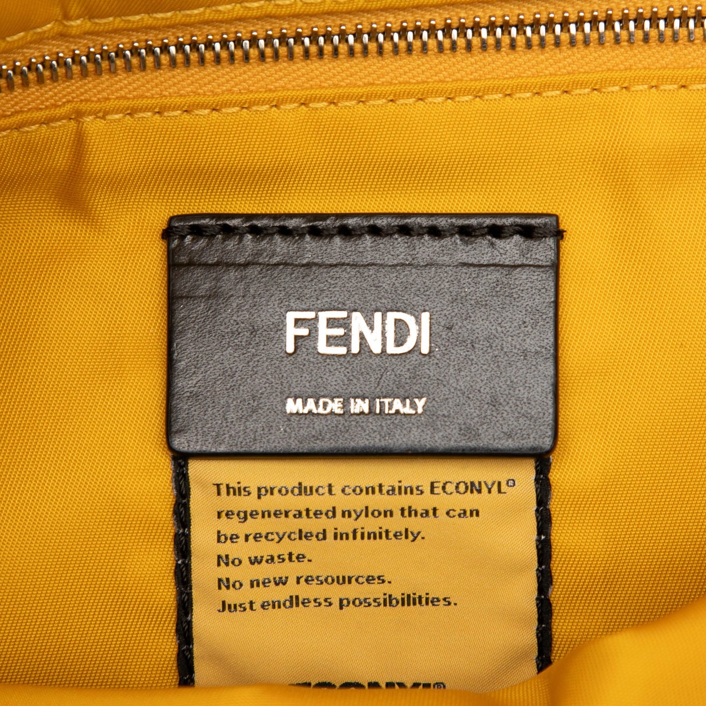Fendi Medium Econyl Nylon Baguette Crossbody