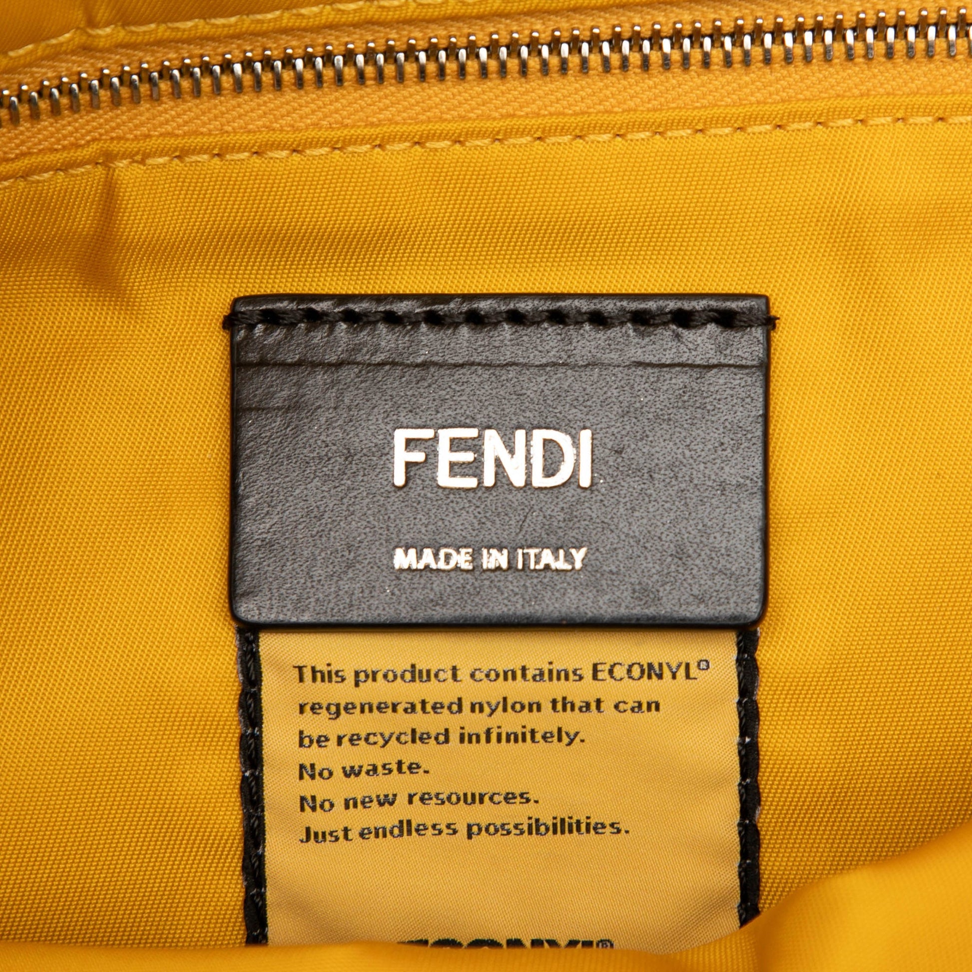 Fendi Medium Econyl Nylon Baguette Crossbody