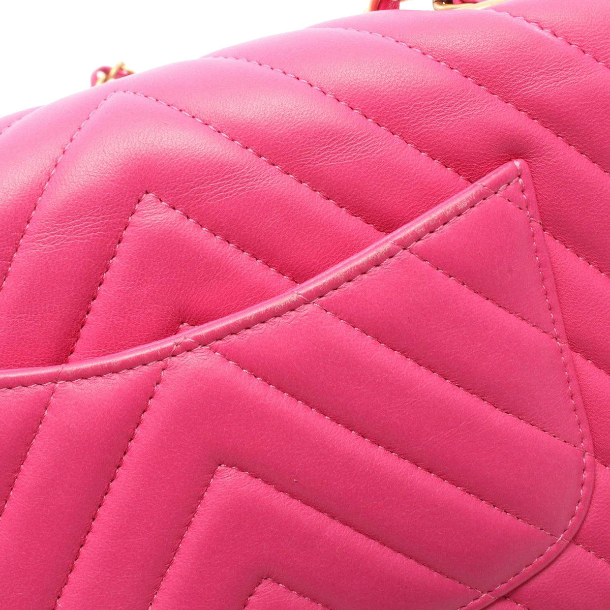 Chanel Mini Rectangular Classic Chevron Lambskin Single Flap