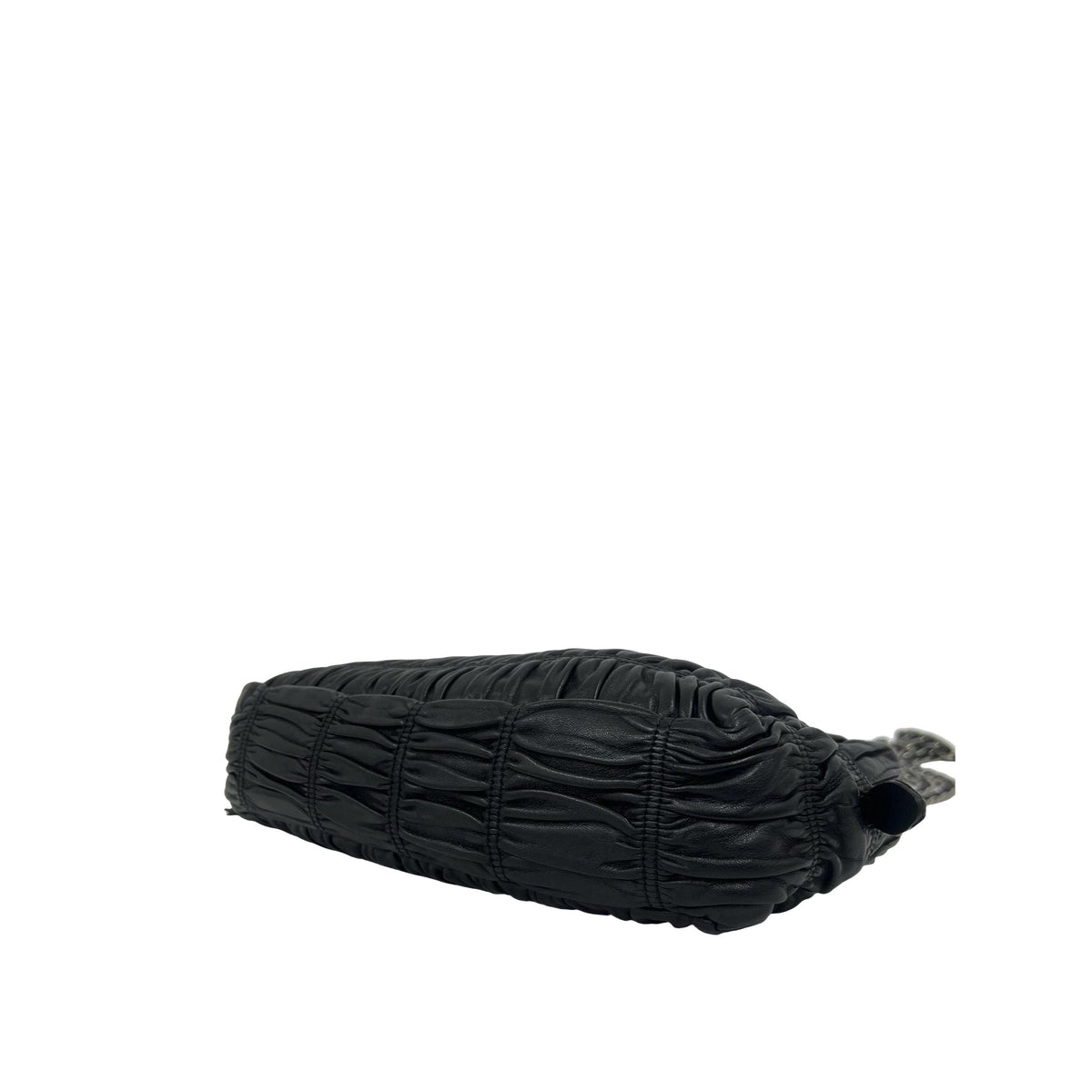 Prada Gaufre Nappa Shoulder Bag — Black