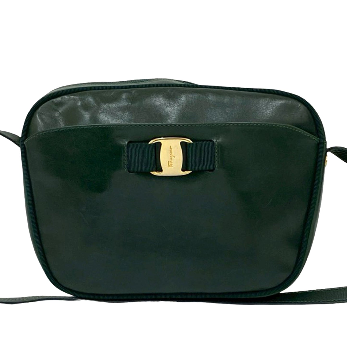 Ferragamo Calfskin Vara Crossbody