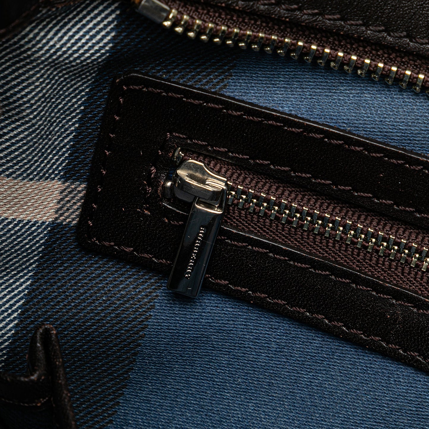 Burberry Leather Trimmed Raffia Crossbody