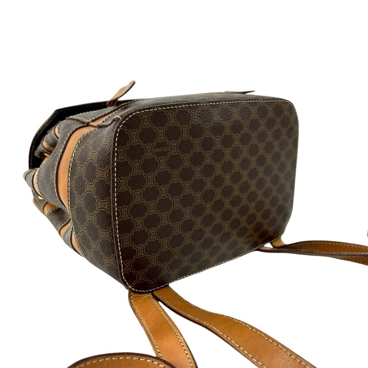 Celine Macadam Coated Canvas Backpack