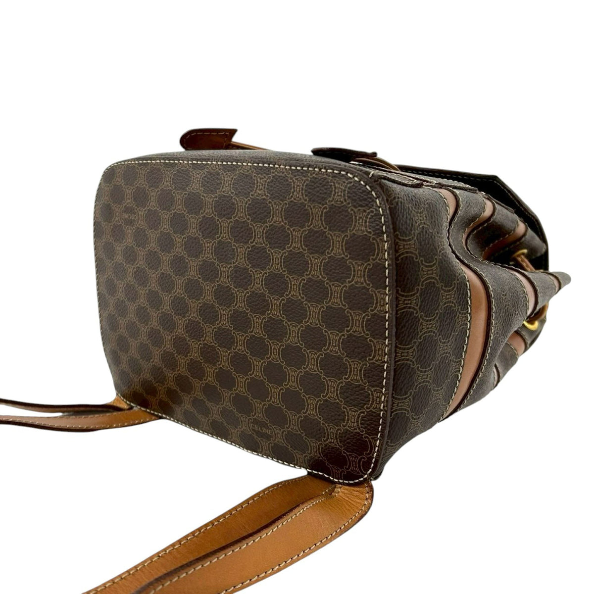 Celine Macadam Coated Canvas Backpack