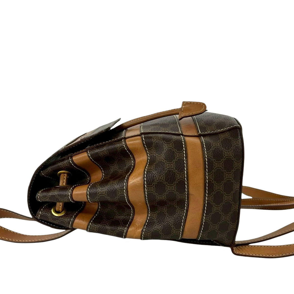 Celine Macadam Coated Canvas Backpack