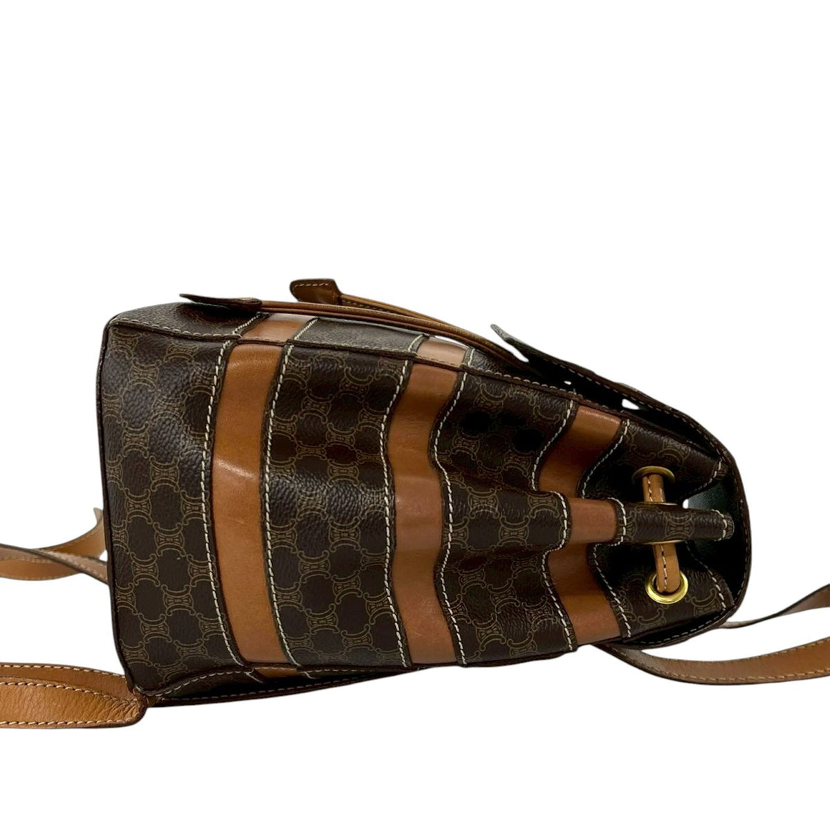 Celine Macadam Coated Canvas Backpack
