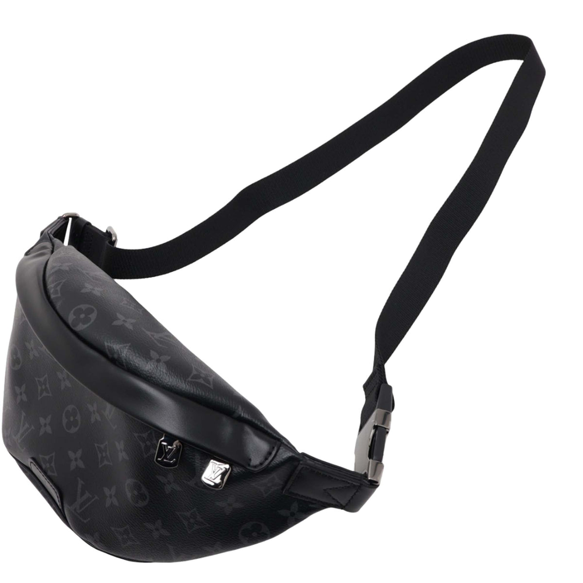 Louis Vuitton Monogram Eclipse Discovery Bumbag PM — Black