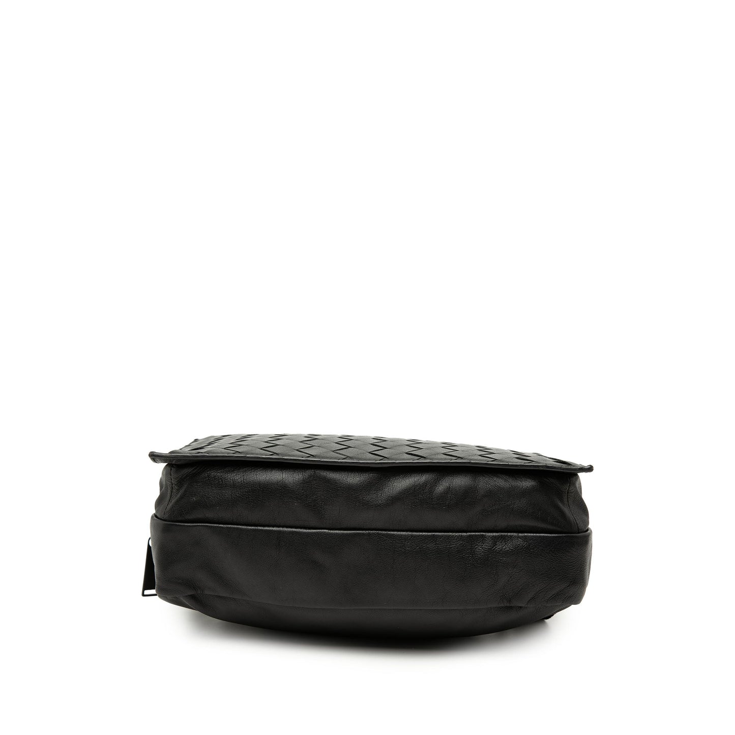 Bottega Veneta Nappa Intrecciato Double Zip Shoulder Bag