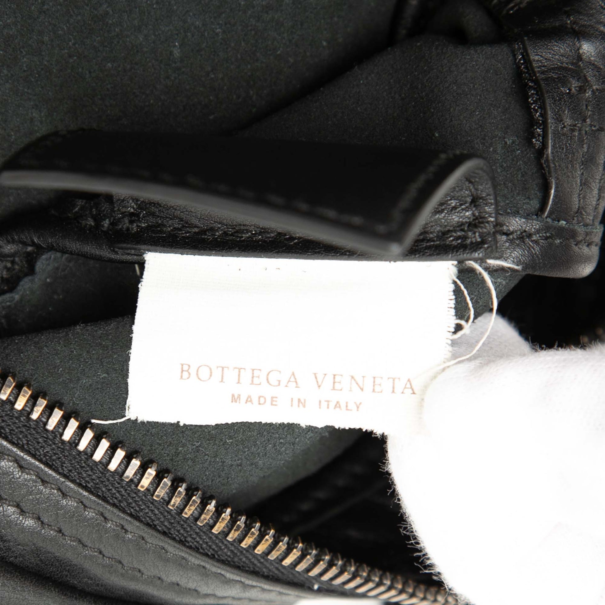 Bottega Veneta Nappa Intrecciato Double Zip Shoulder Bag