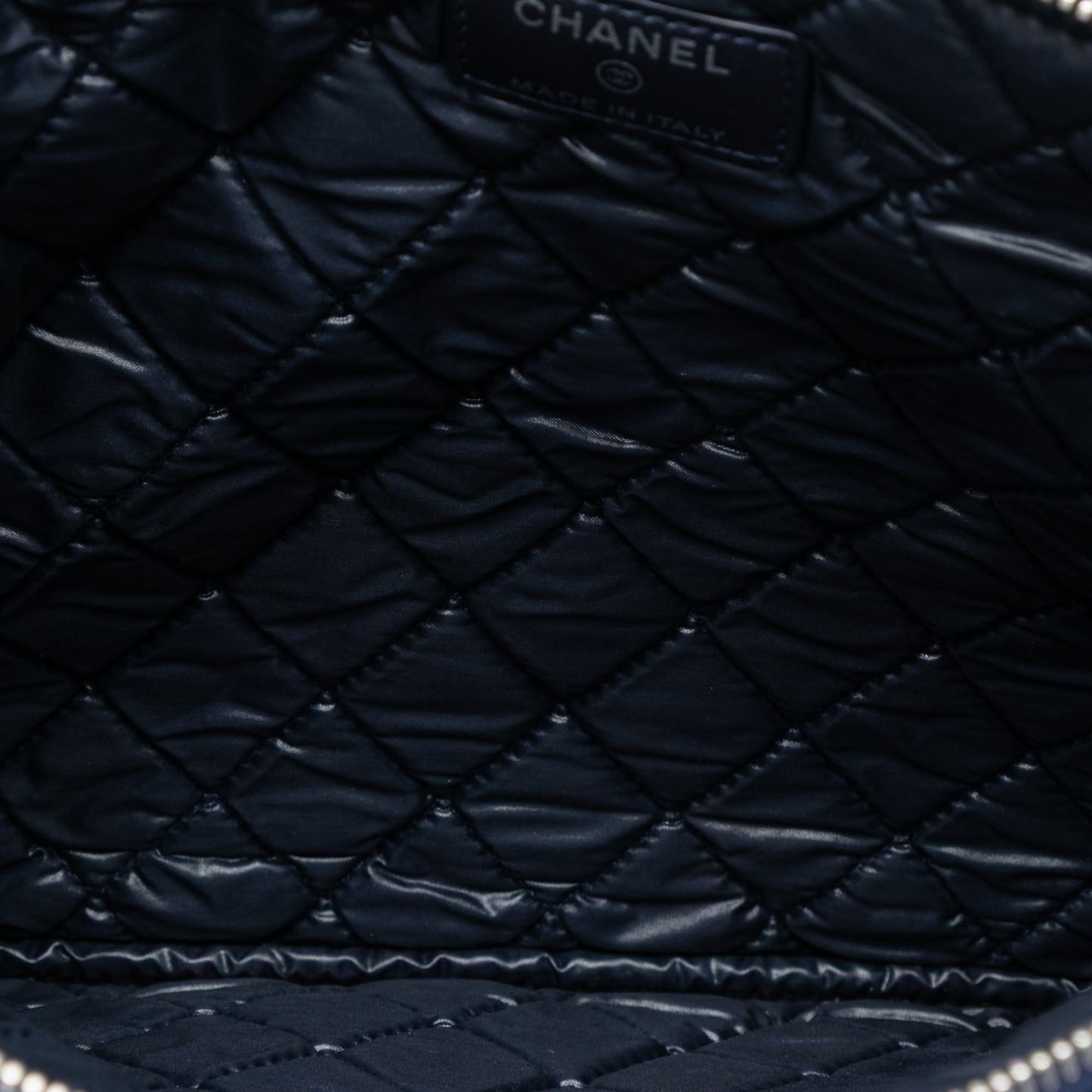 Chanel Medium CC Quilted Caviar O Case Clutch