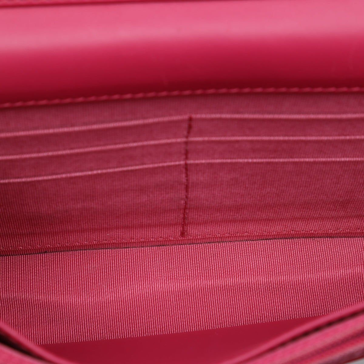 Chanel CC Quilted Patent Wallet On Chain