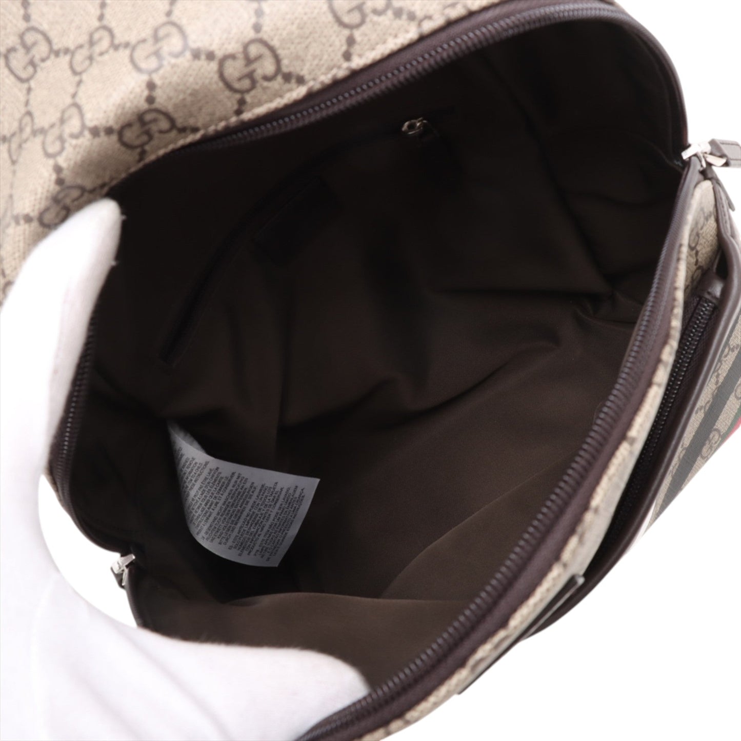 Gucci Kids GG Supreme Web Backpack