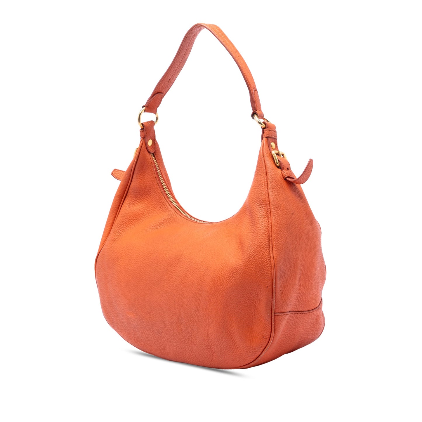 Prada Vitello Daino Zip Top Hobo