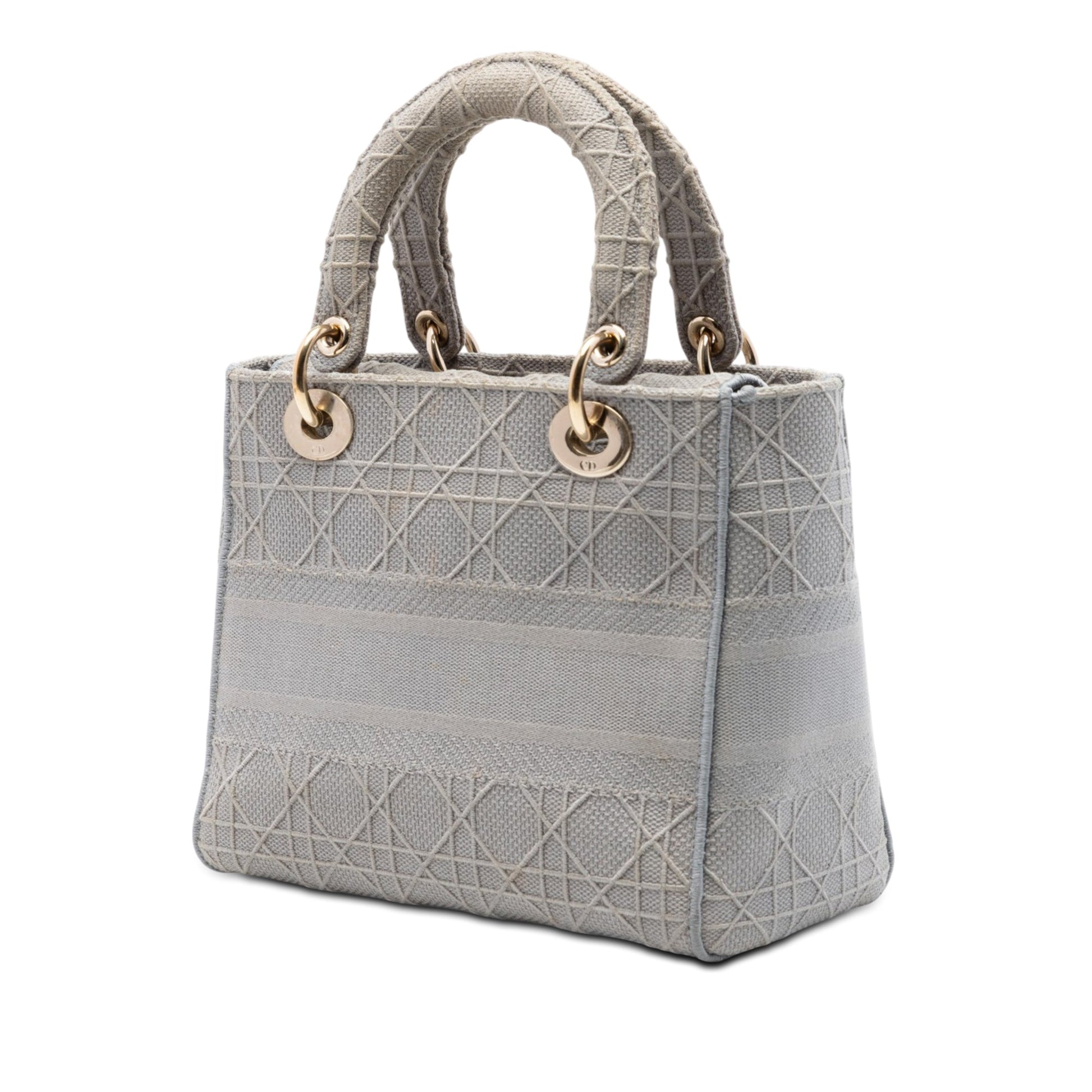 Dior Medium Canvas Cannage Lady D Lite