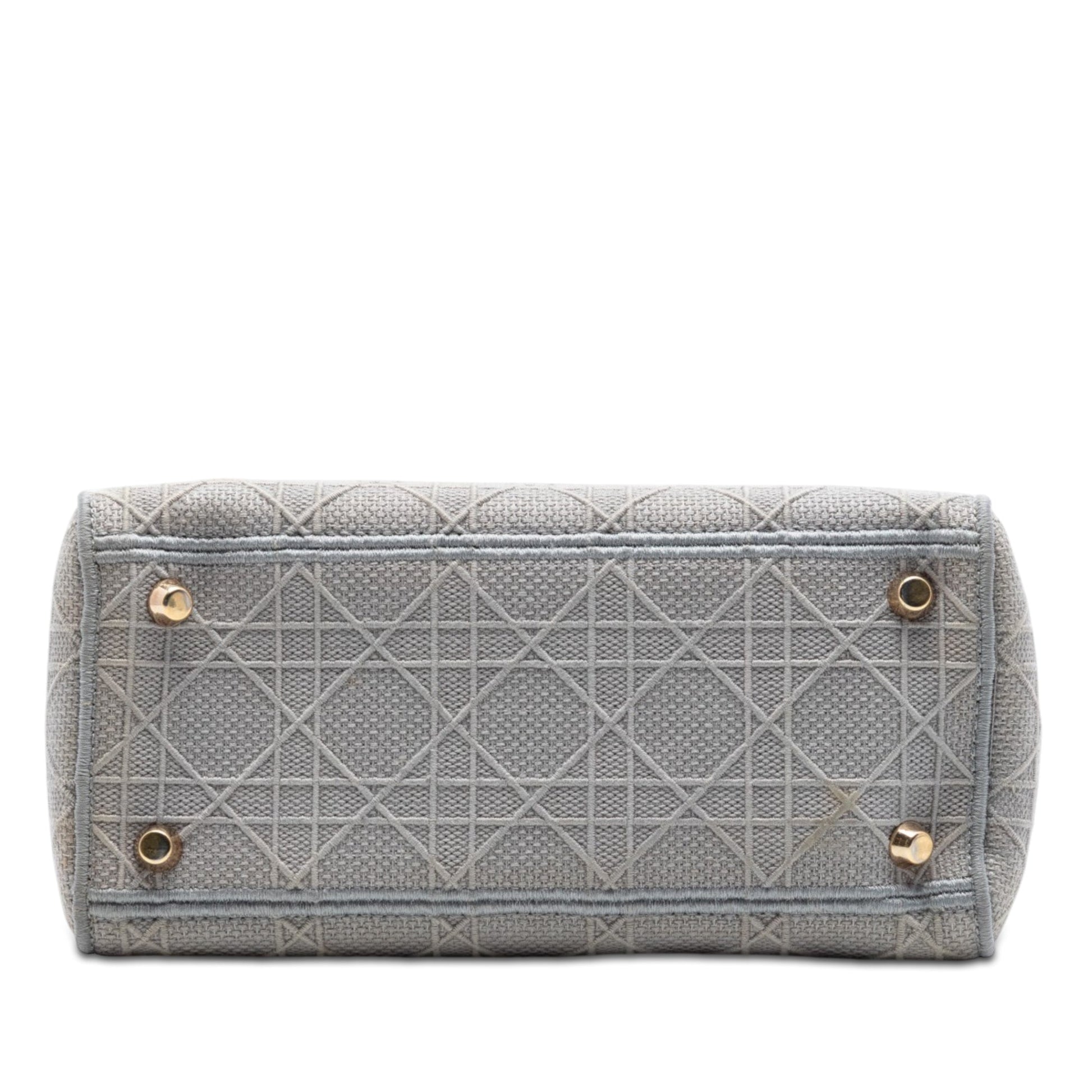 Dior Medium Canvas Cannage Lady D Lite