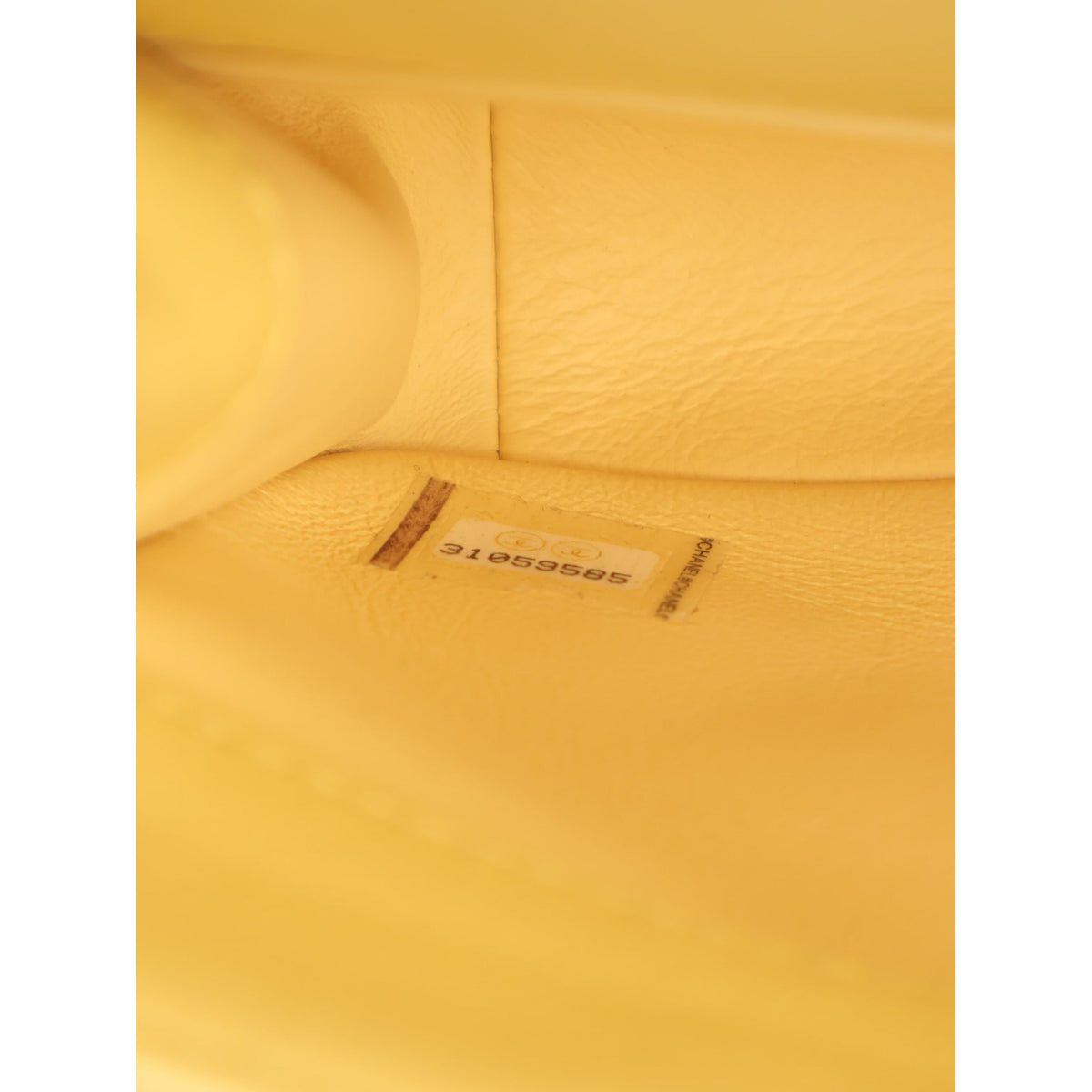 Chanel Small Quilted Lambskin Chain is More Flap — Yellow