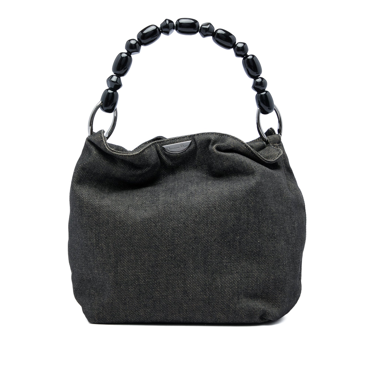 Dior Denim Malice Handbag — Black