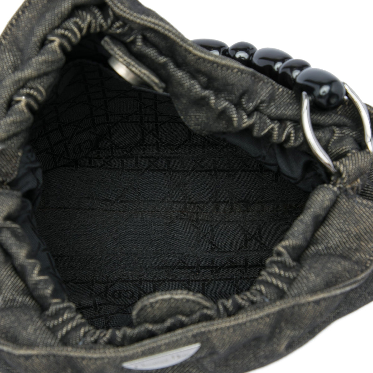 Dior Denim Malice Handbag — Black