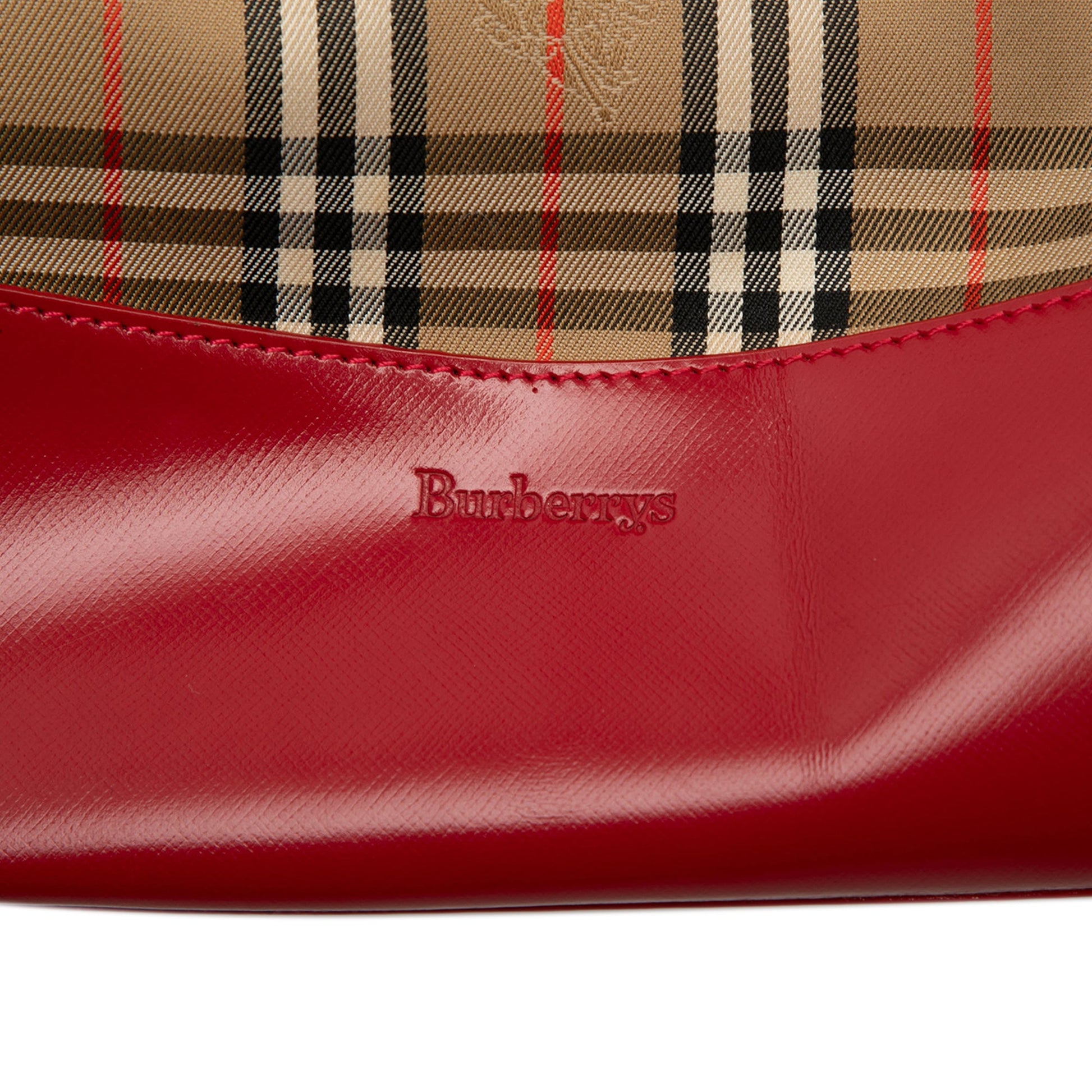 Burberry Haymarket Check Canvas Tote