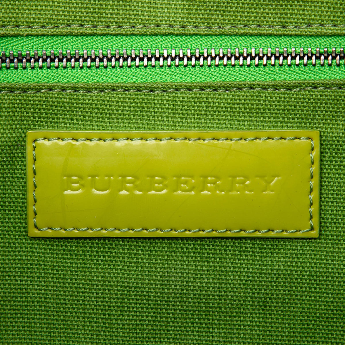 Burberry Supernova Check Coated Canvas and PVC Tote — Beige