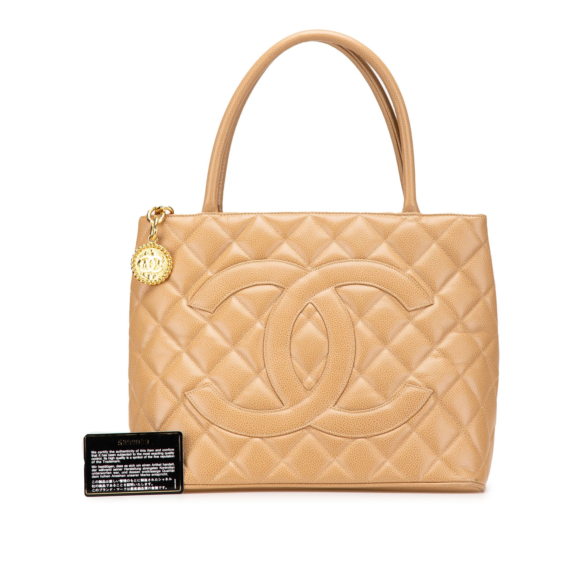 Chanel Caviar Medallion Tote