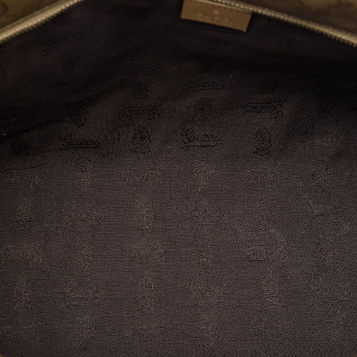 Gucci Medium GG Imprime Tote — Gold