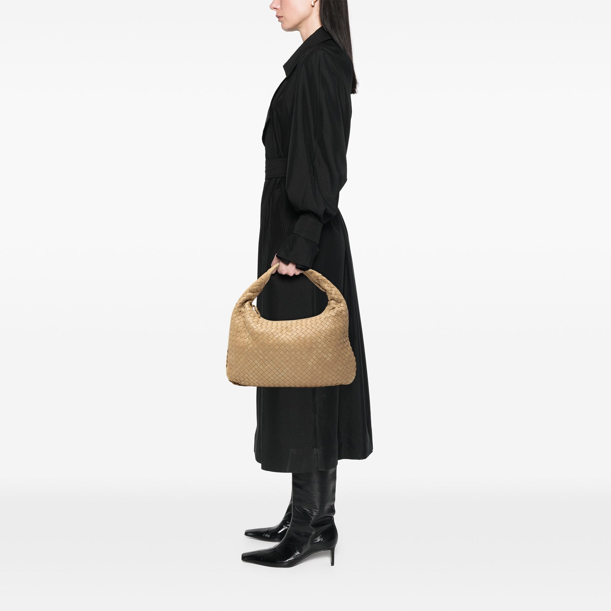Bottega Veneta Small Nappa Intrecciato Veneta Hobo
