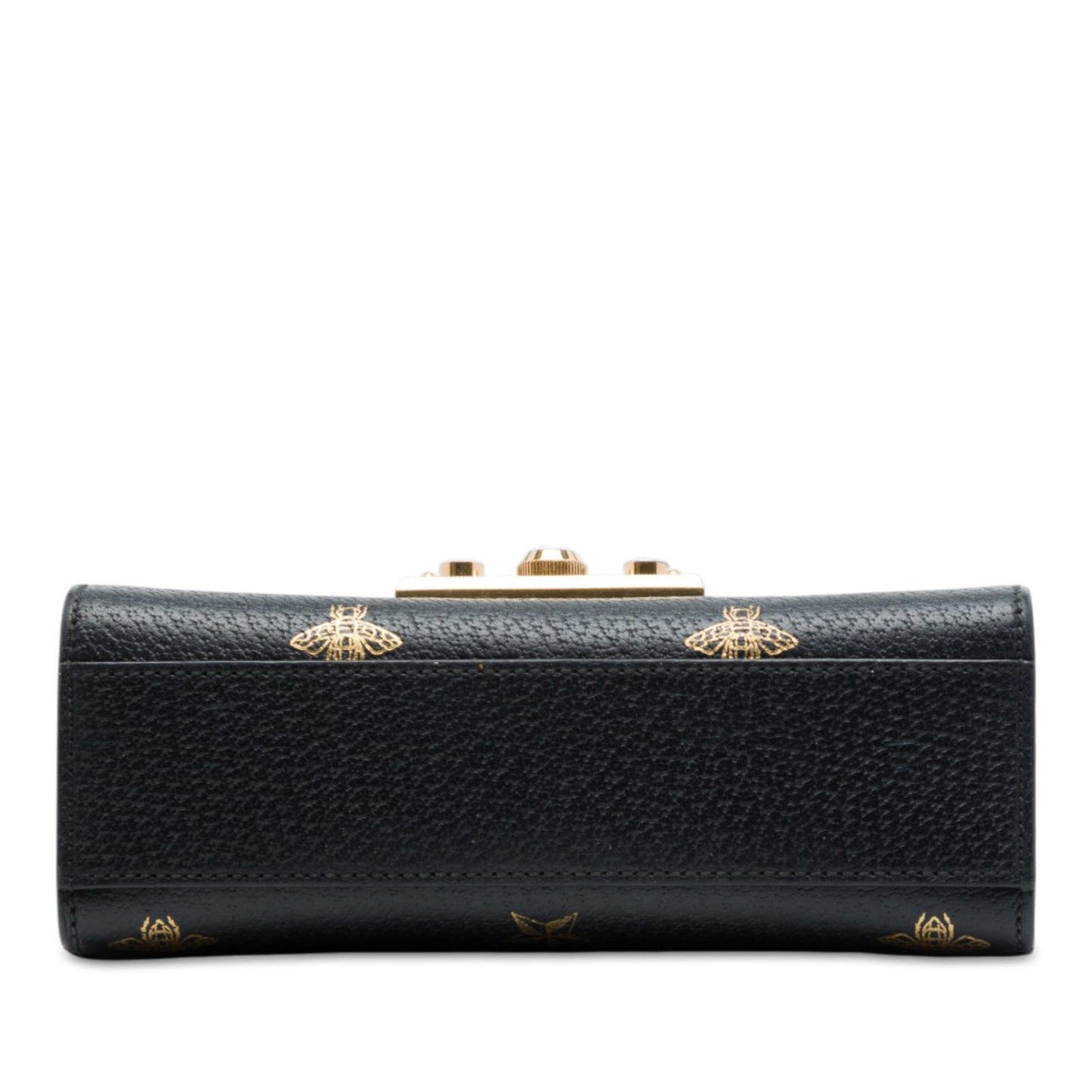 Gucci Small Calfskin Bee Star Padlock Crossbody