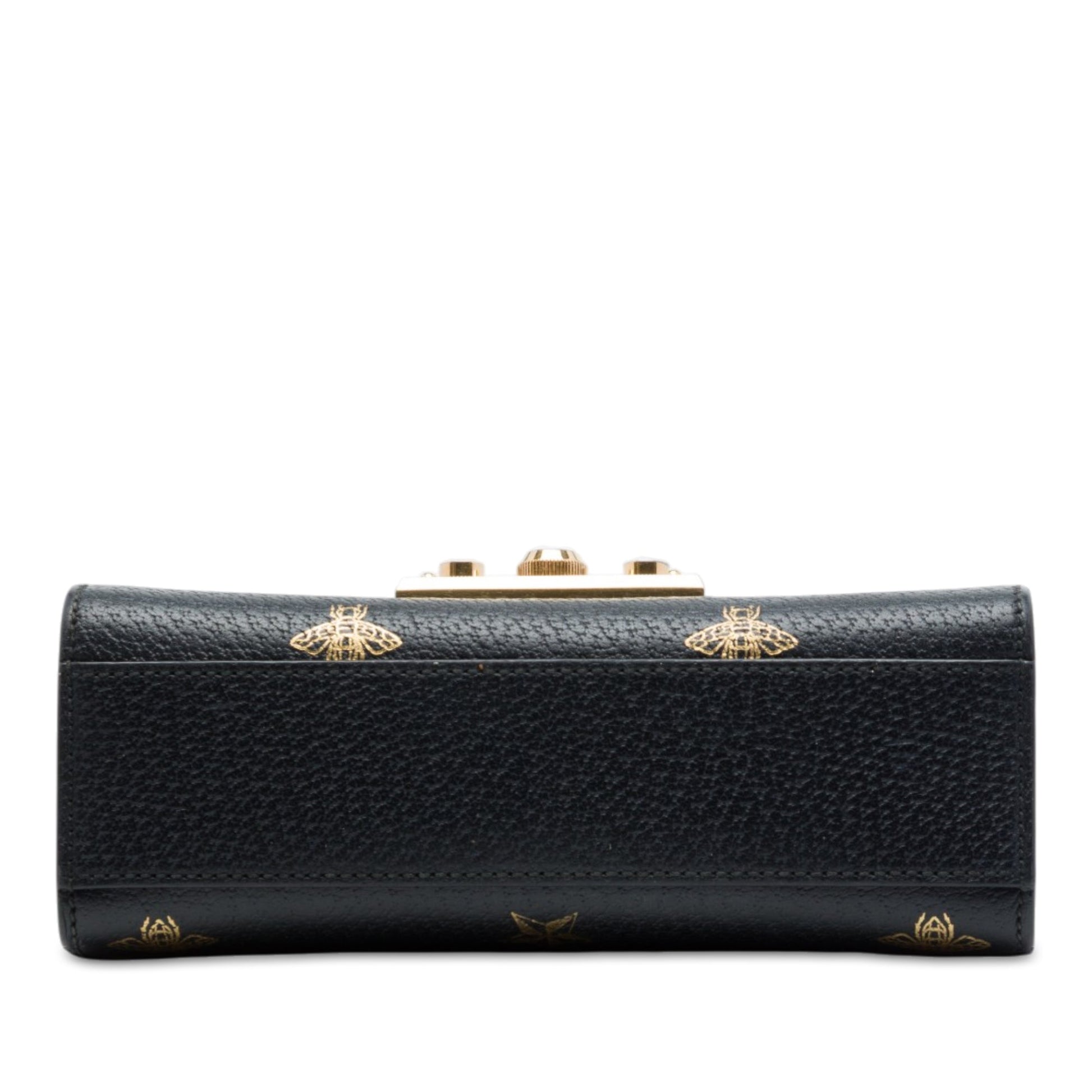 Gucci Small Calfskin Bee Star Padlock Crossbody