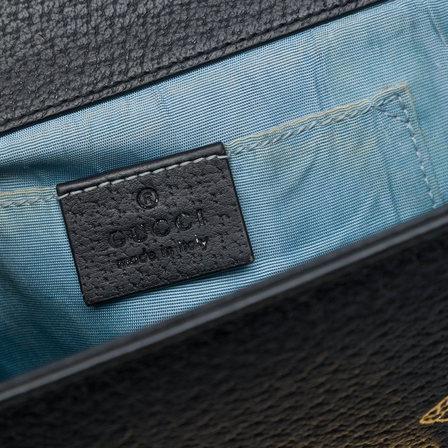 Gucci Small Calfskin Bee Star Padlock Crossbody