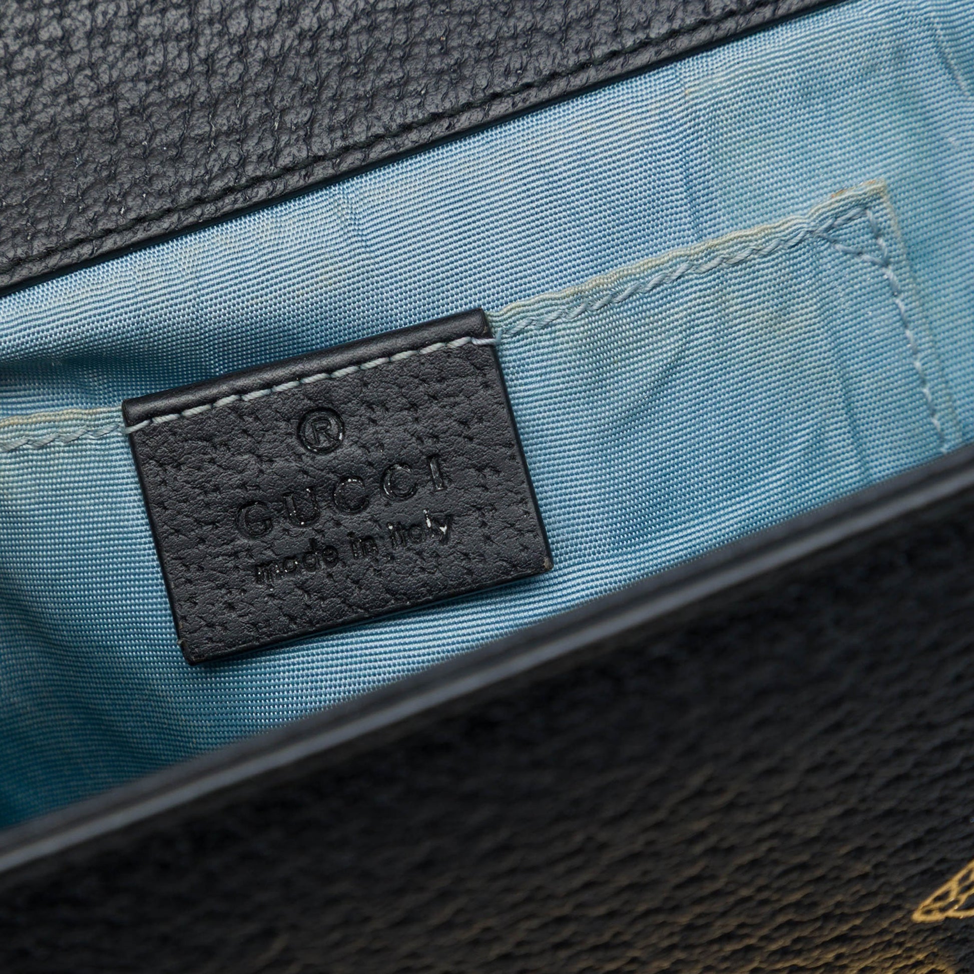 Gucci Small Calfskin Bee Star Padlock Crossbody
