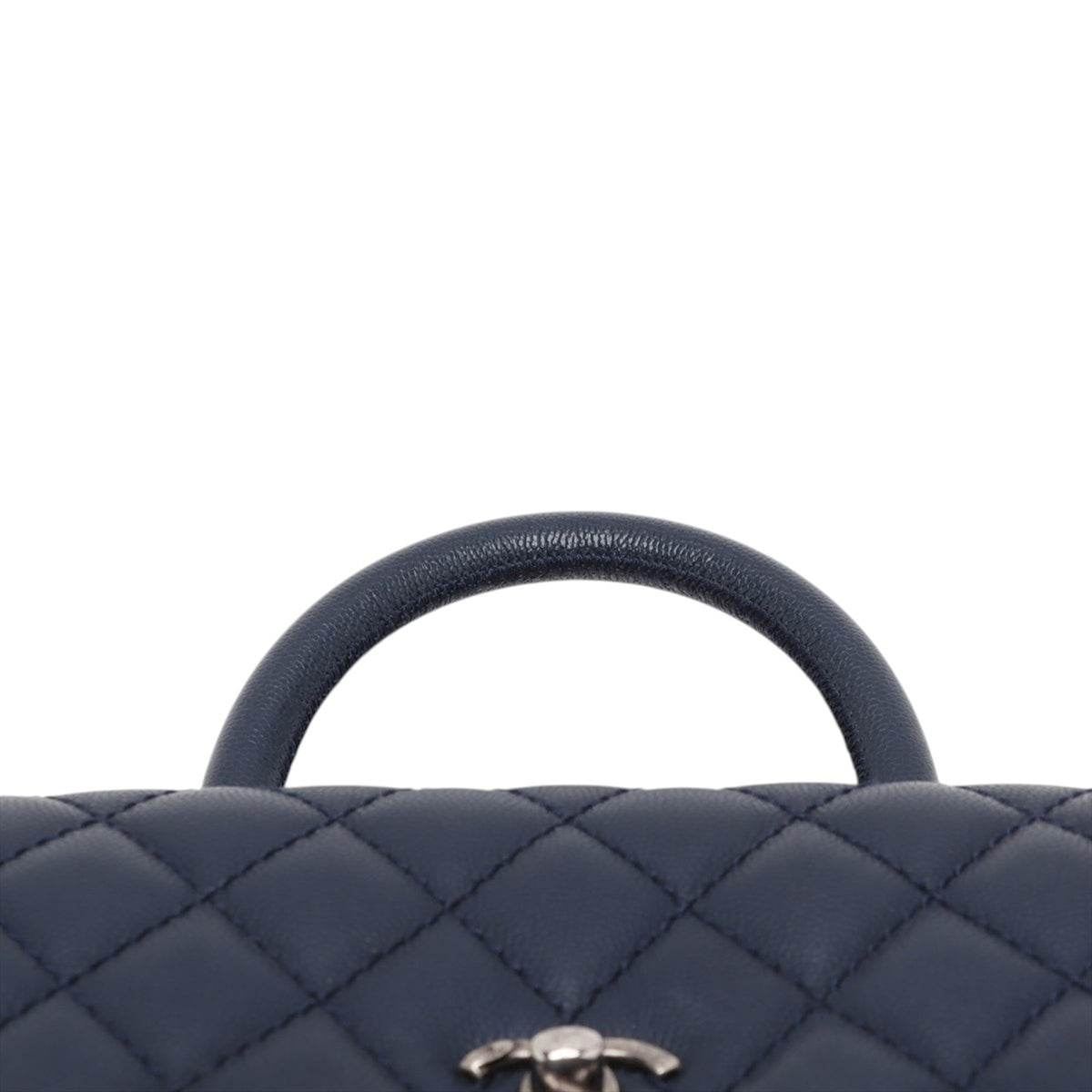 Chanel Mini Quilted Caviar Coco Top Handle Bag