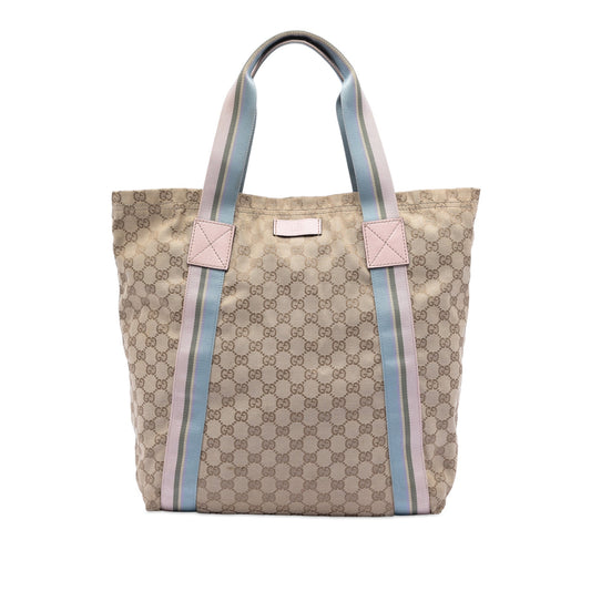 Gucci GG Canvas Web Tote