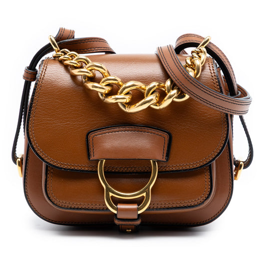 Mini Goatskin Madras Dahlia Satchel