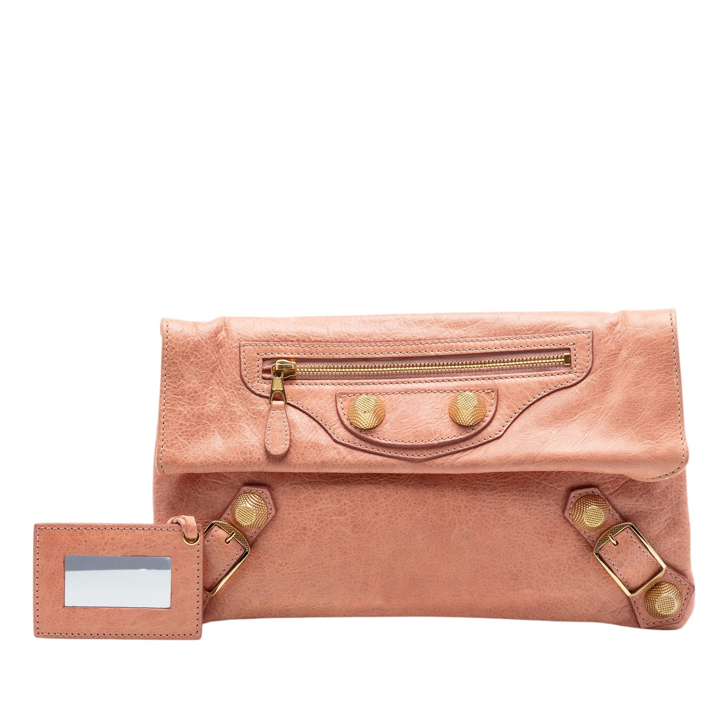 Balenciaga Lambskin Motocross Giant 21 Envelope Clutch