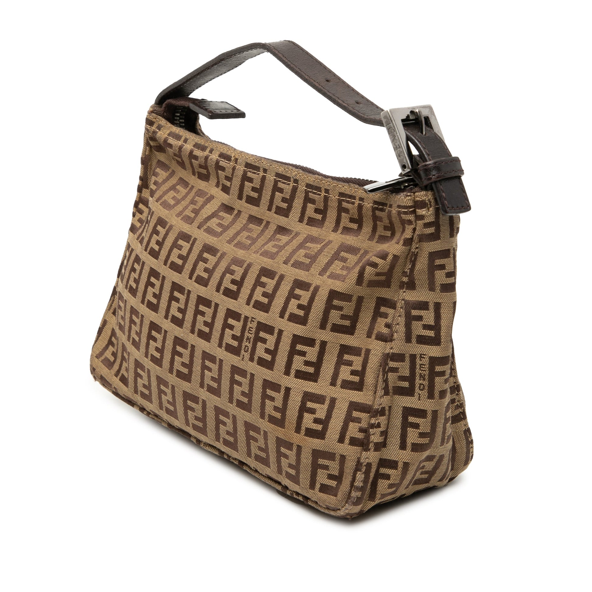 Fendi Zucchino Canvas Handbag