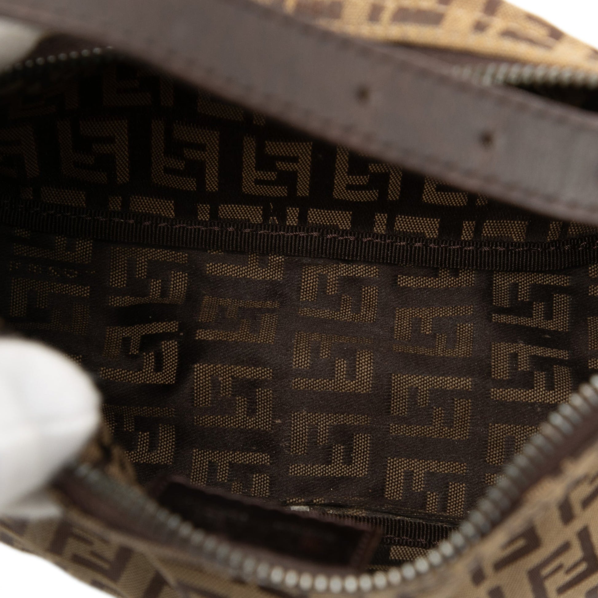 Fendi Zucchino Canvas Handbag