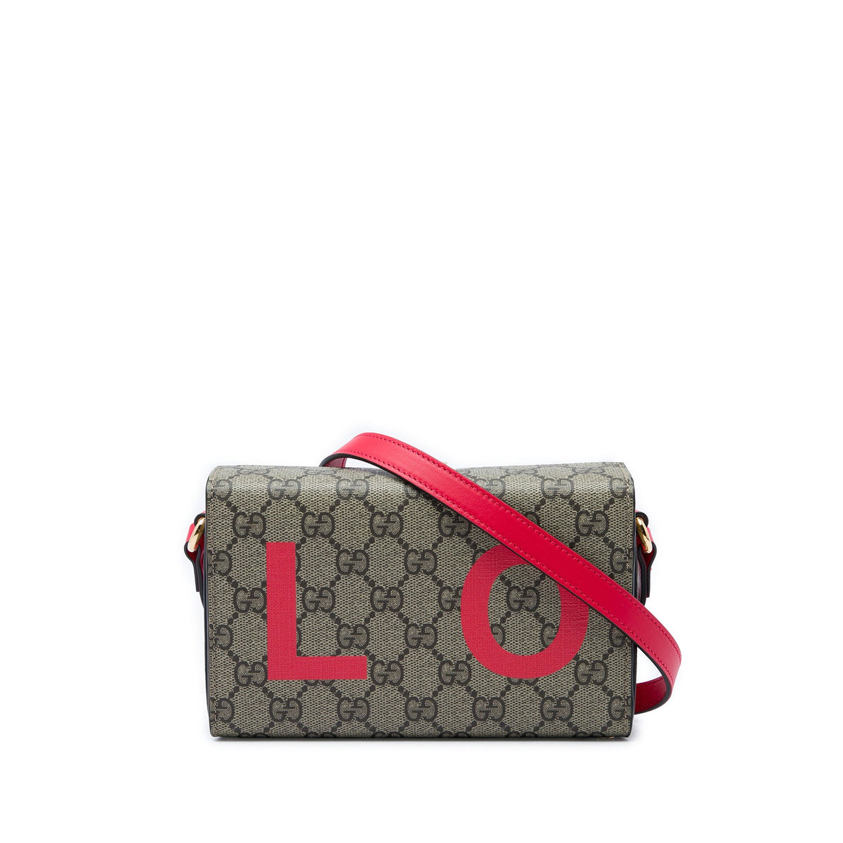 Gucci Mini GG Supreme Love Trunk Crossbody