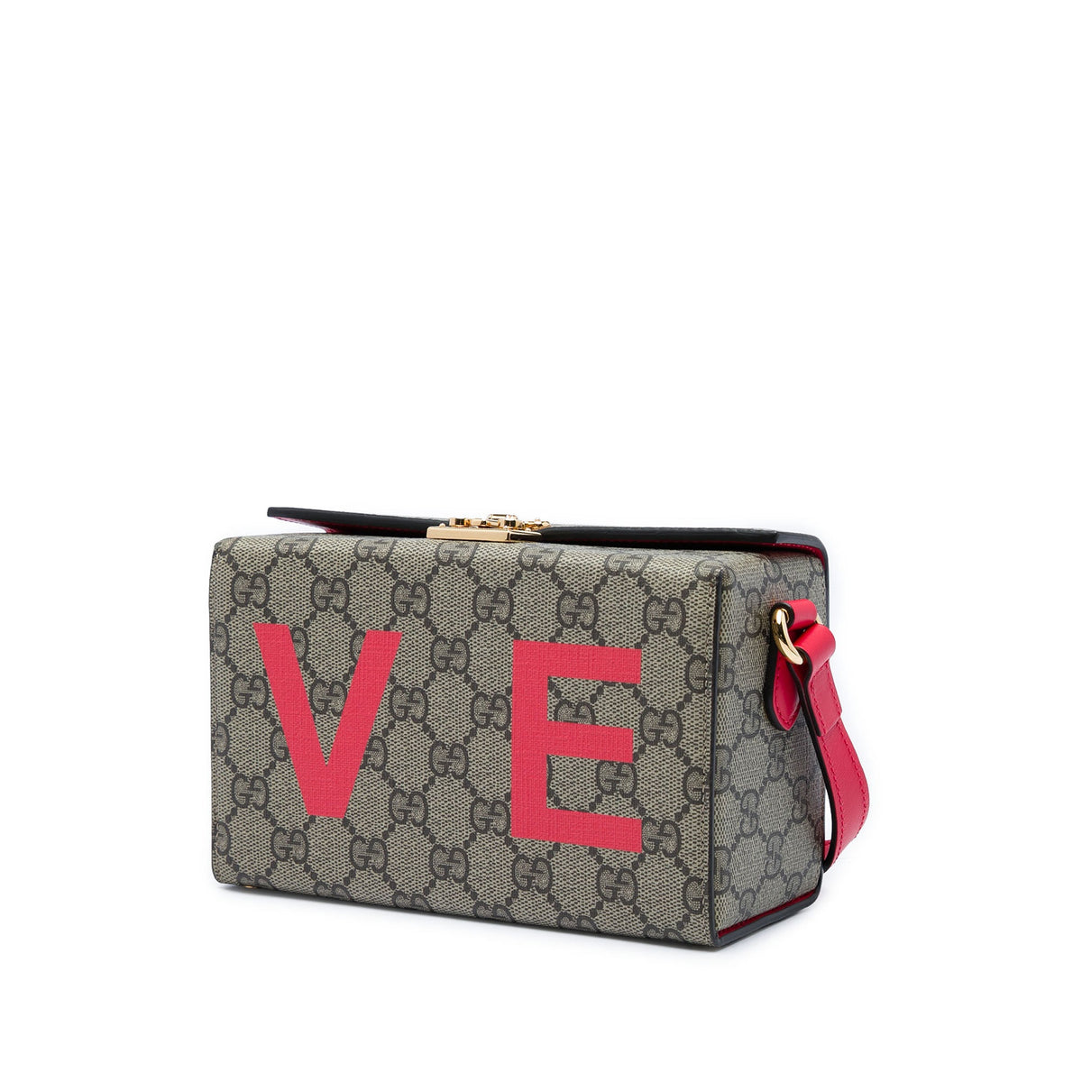 Gucci Mini GG Supreme Love Trunk Crossbody