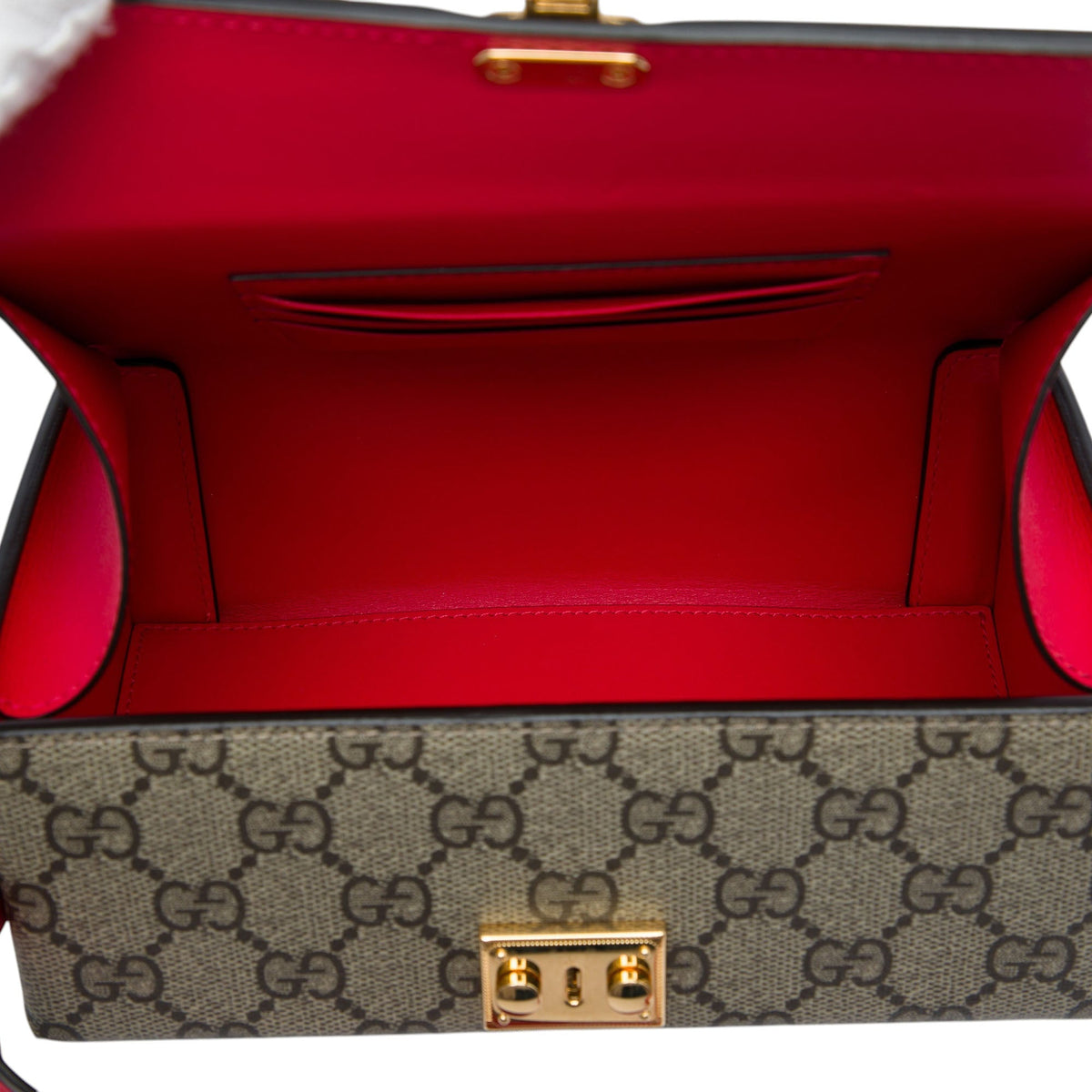 Gucci Mini GG Supreme Love Trunk Crossbody