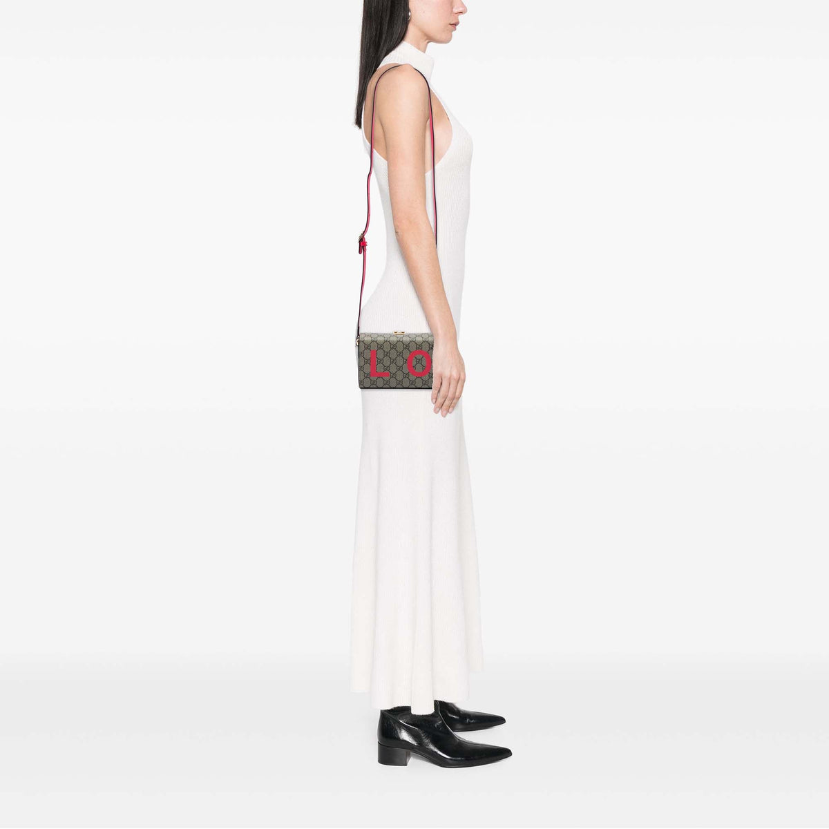 Gucci Mini GG Supreme Love Trunk Crossbody