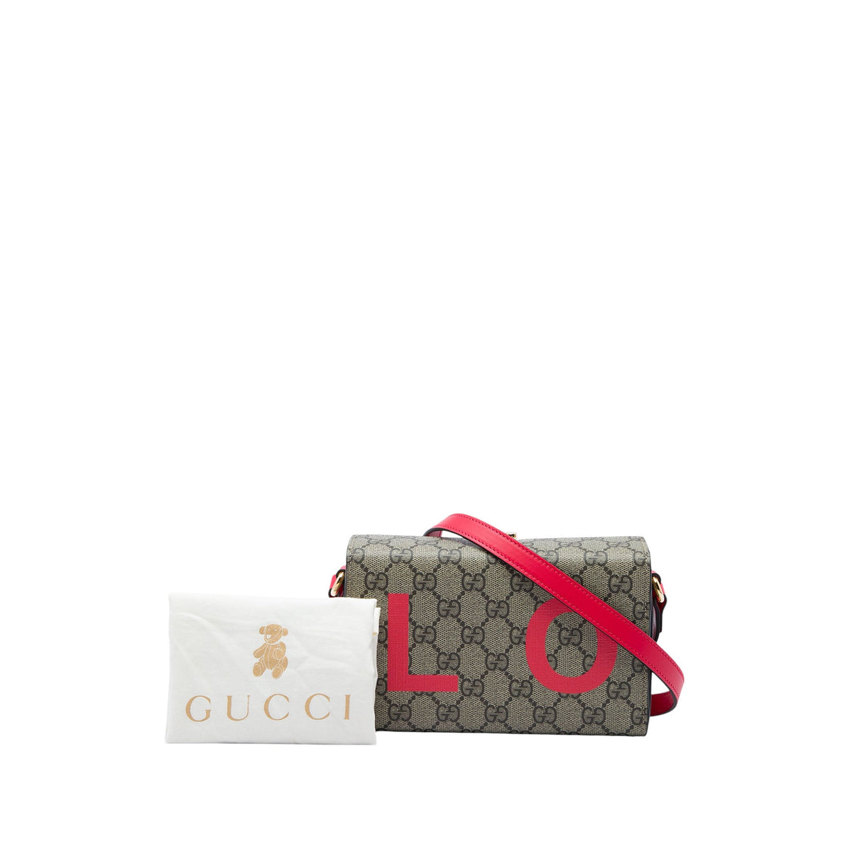 Gucci Mini GG Supreme Love Trunk Crossbody