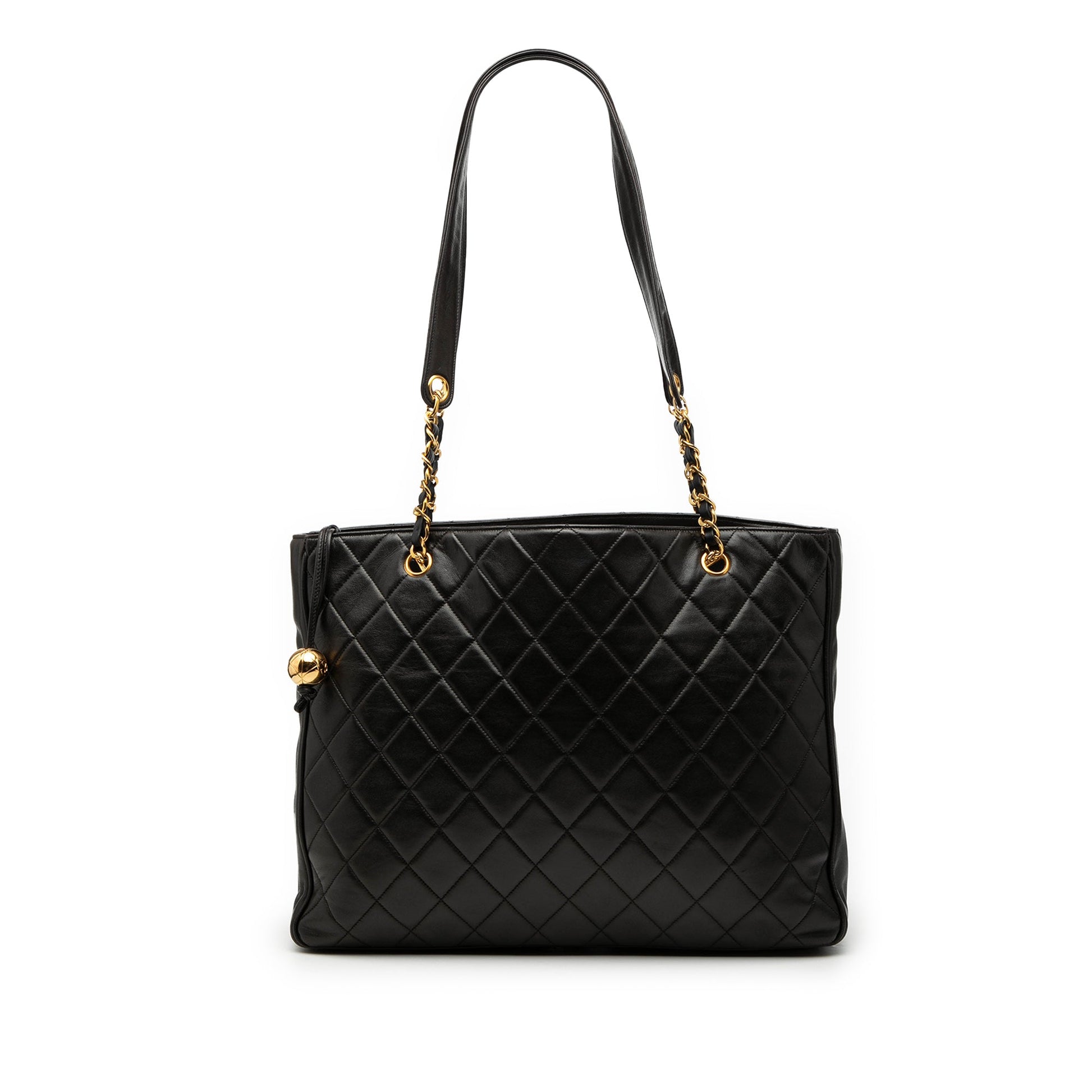 CC Quilted Lambskin Tote