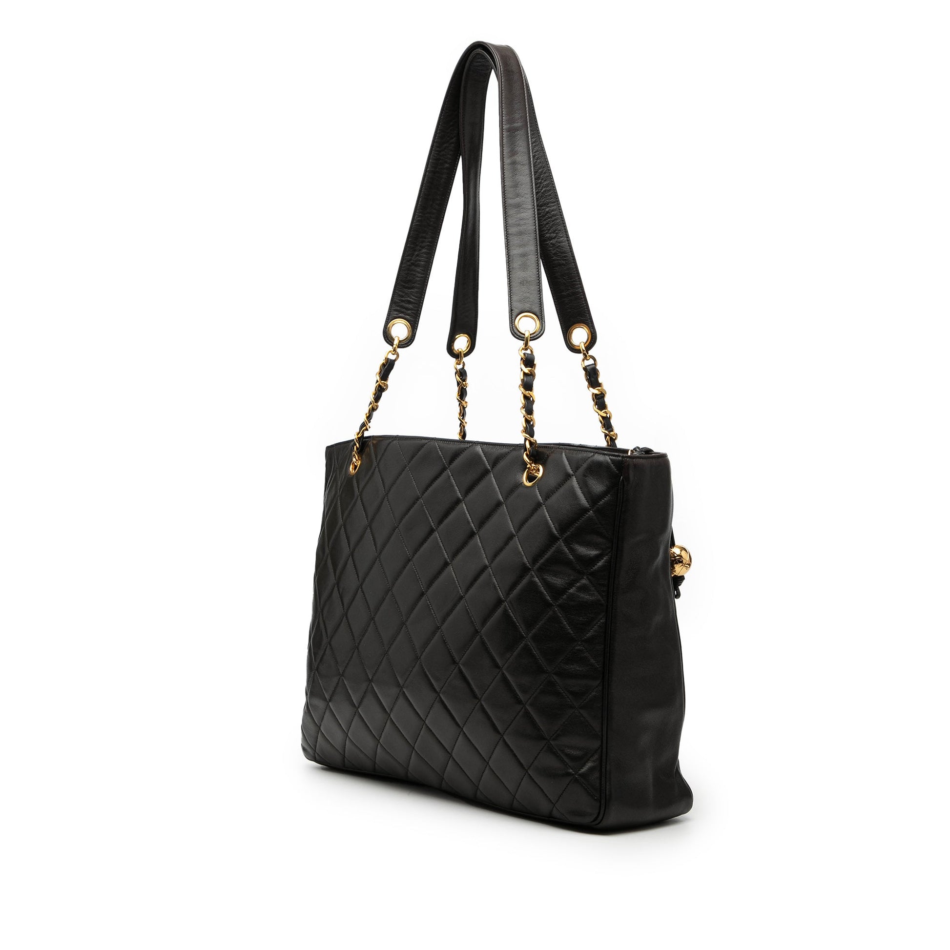 CC Quilted Lambskin Tote